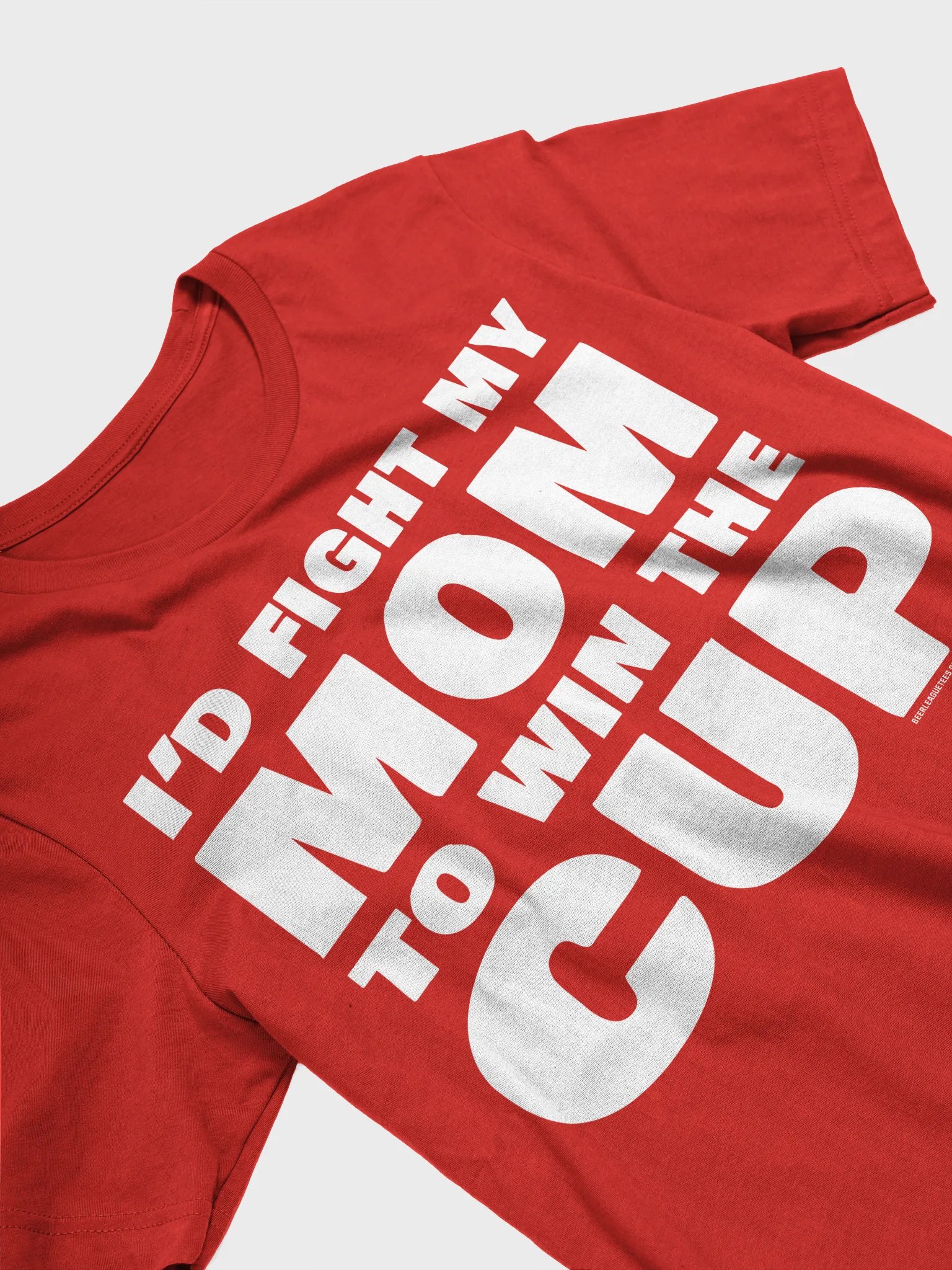 Funny Hockey T-Shirt - I'd Fight my Mom to Win the Cup - Beer League Hockey Shirt for Men - Gift for Hockey Players Who'd Do Anything to Win product image (4)