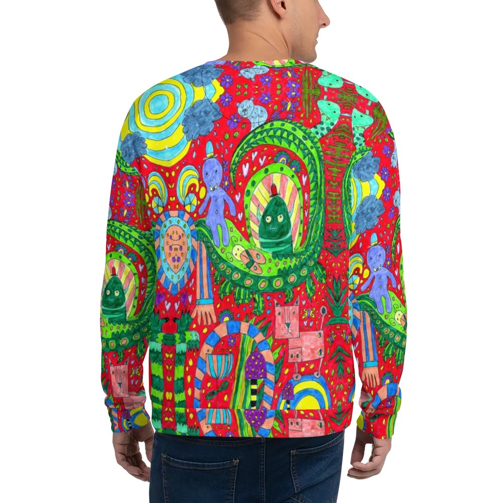 Abstract Doodle Imagination Unisex Sweatshirt product image (9)