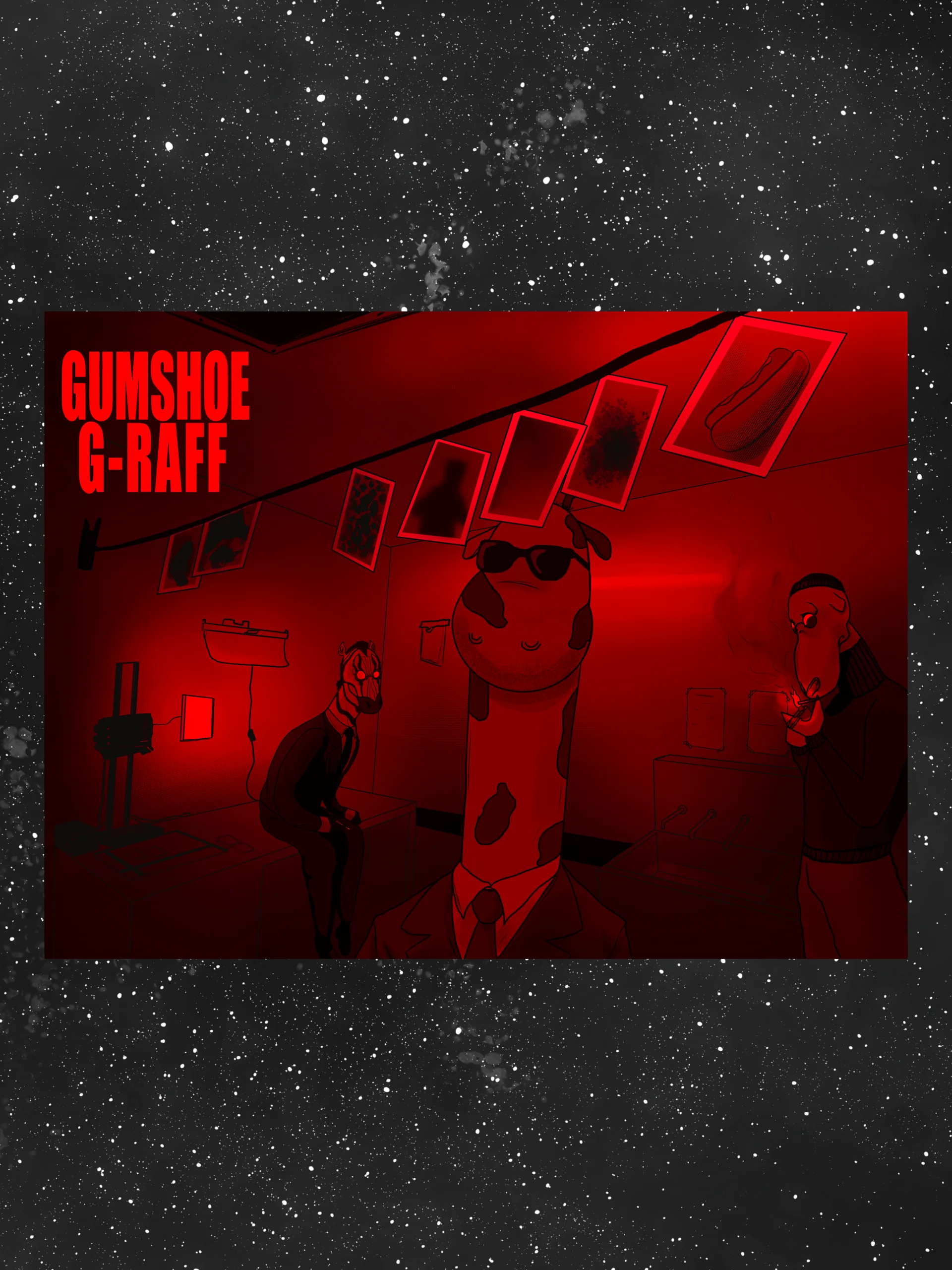 Gumshoe G-Raff 17 x 11" Print product image (1)