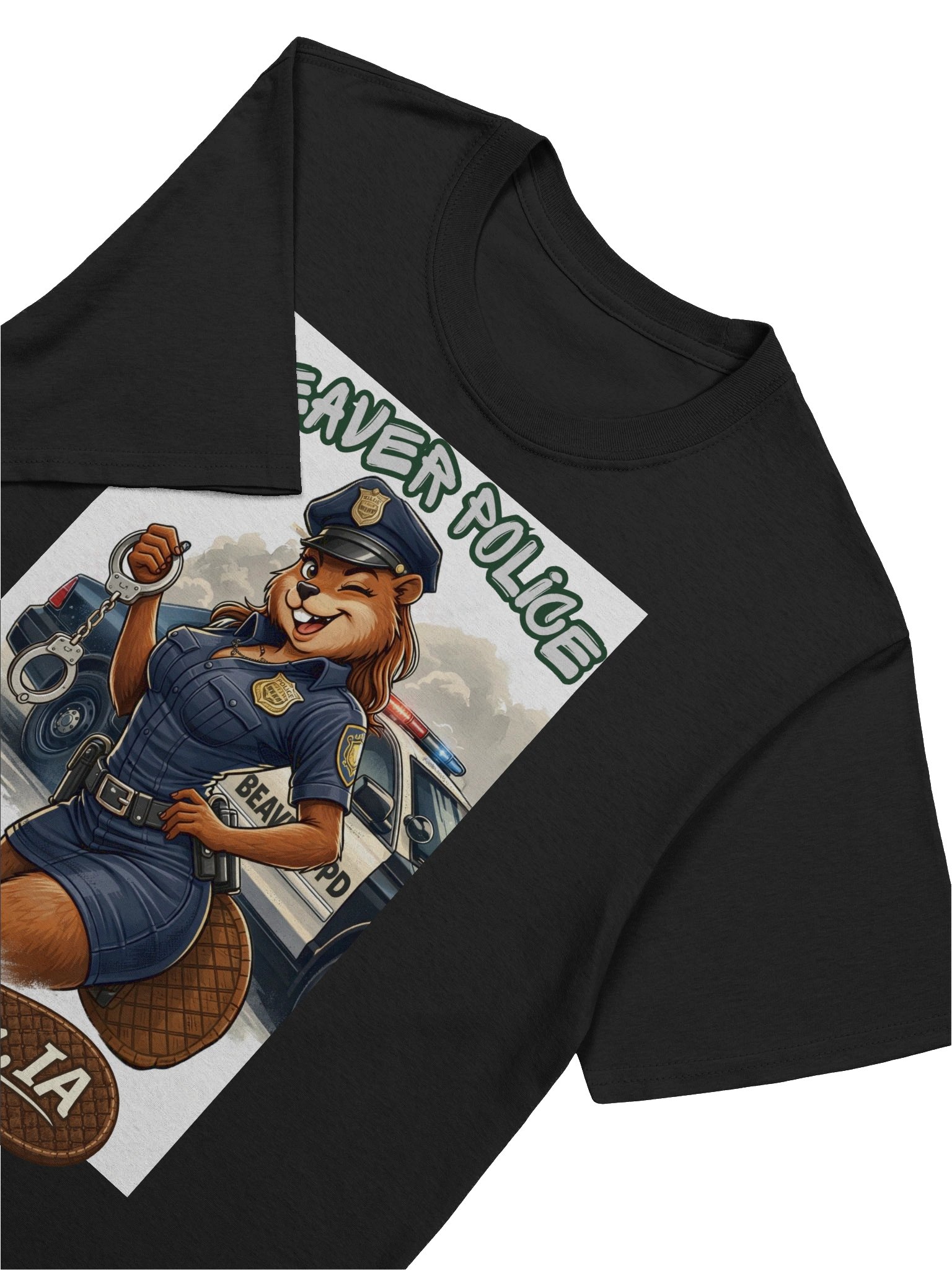 Beaver Police T-Shirt product image (55)
