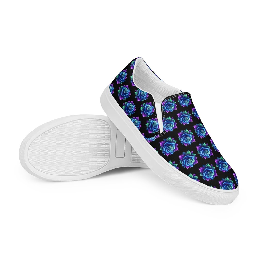 Roses Are DullBlah's Women's Slip-On Shoes product image (12)