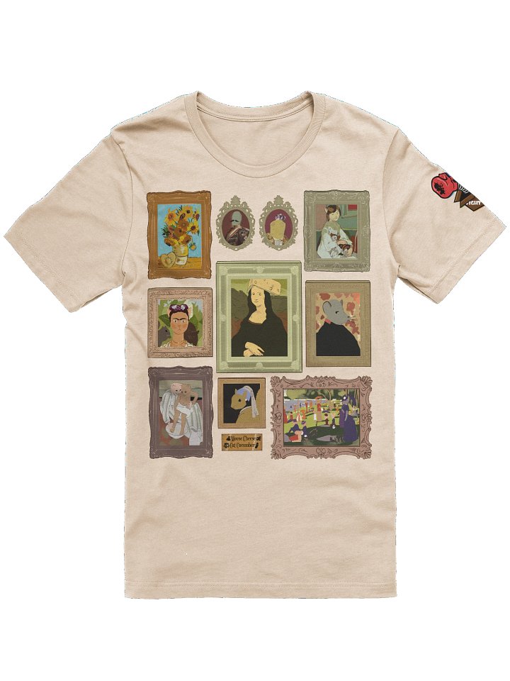 Mouseterpieces – Mouse Cheese Cat Cucumber Gallery Tee product image (1)