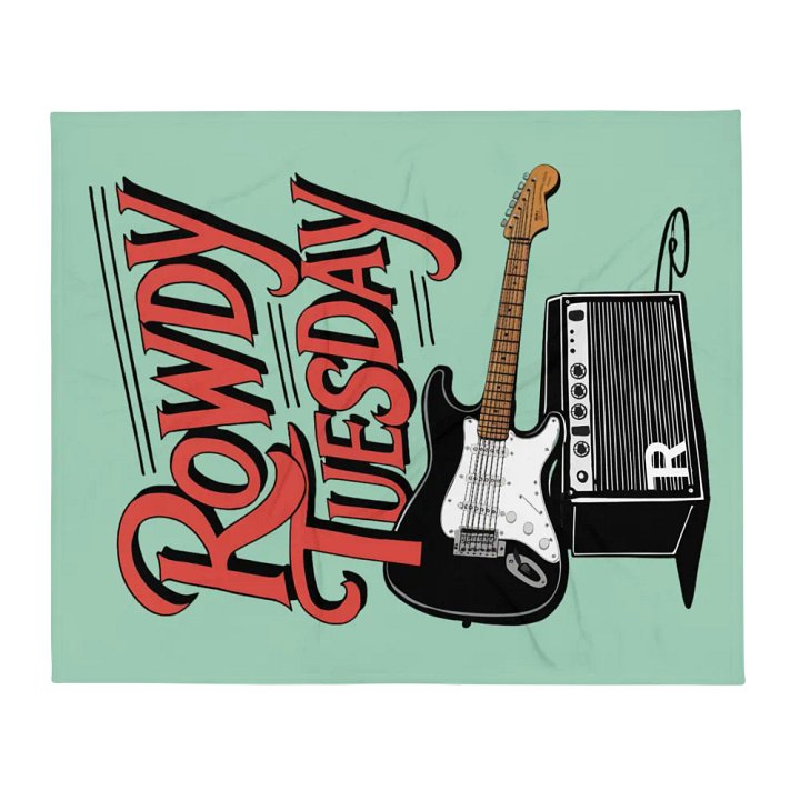 Rowdy Tuesday - Throw Blanket product image (1)