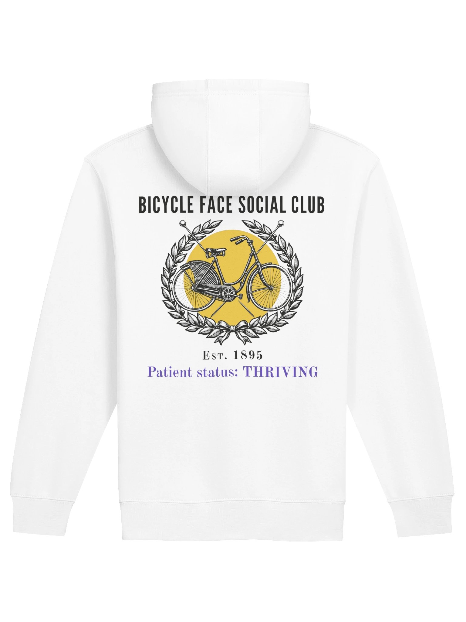Bicycle Face Social Club Zip Hoodie (light colours) product image (1)