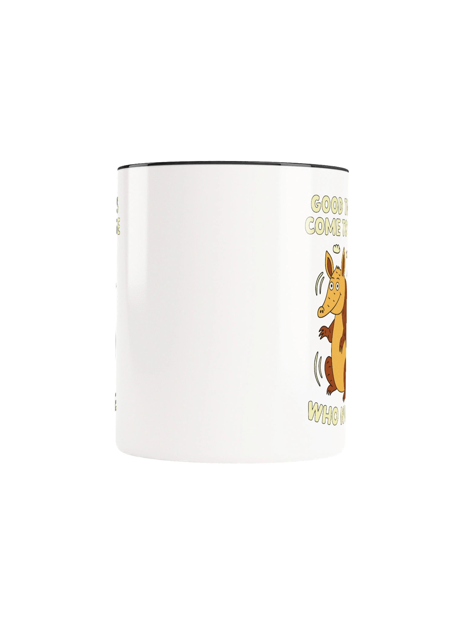 Good Things Come To Those Who Nuzzle Armadillo Mug product image (5)