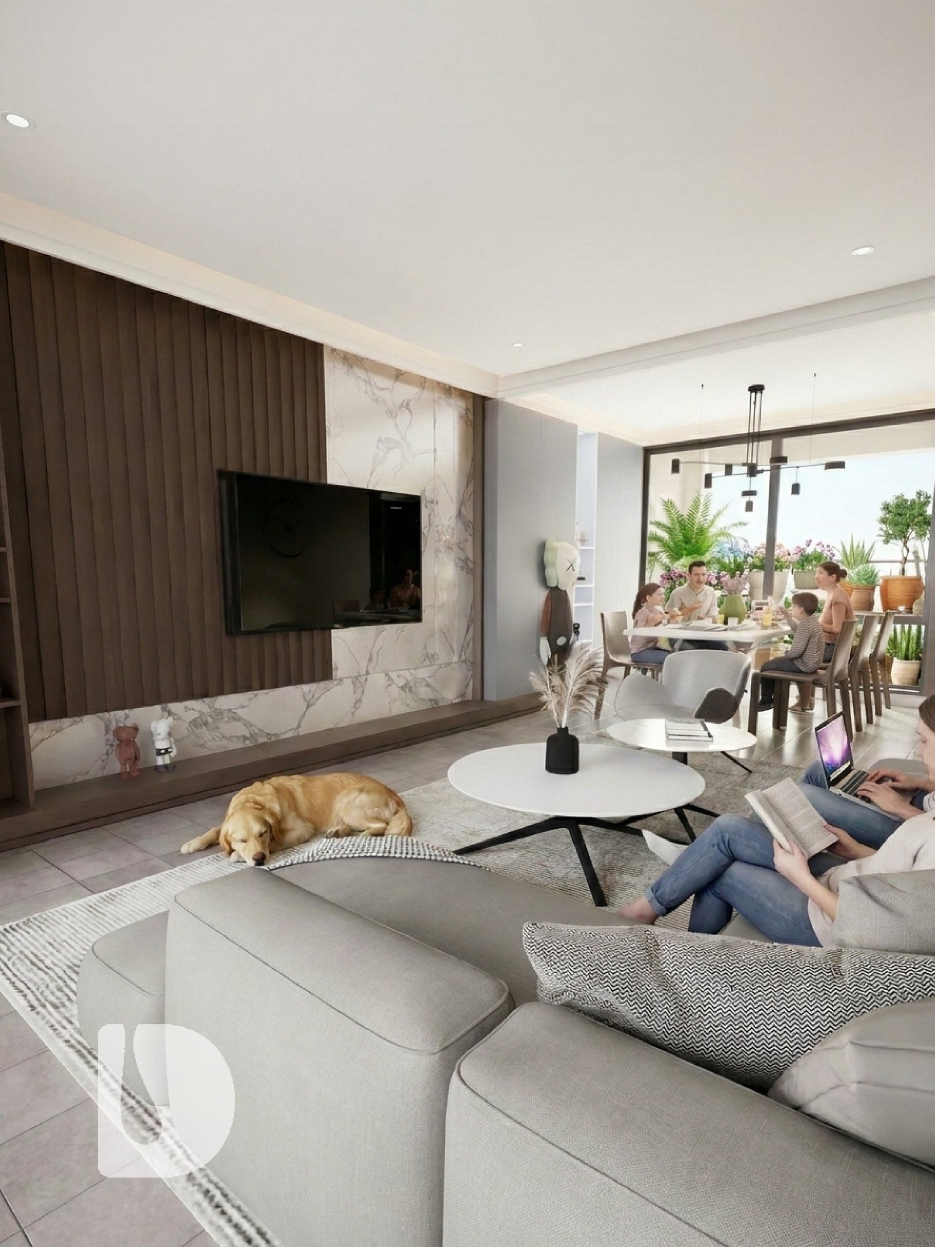 Interior Design – 5-Storey 7-Unit Apartment Block with Penthouse | DA53301B product image (5)