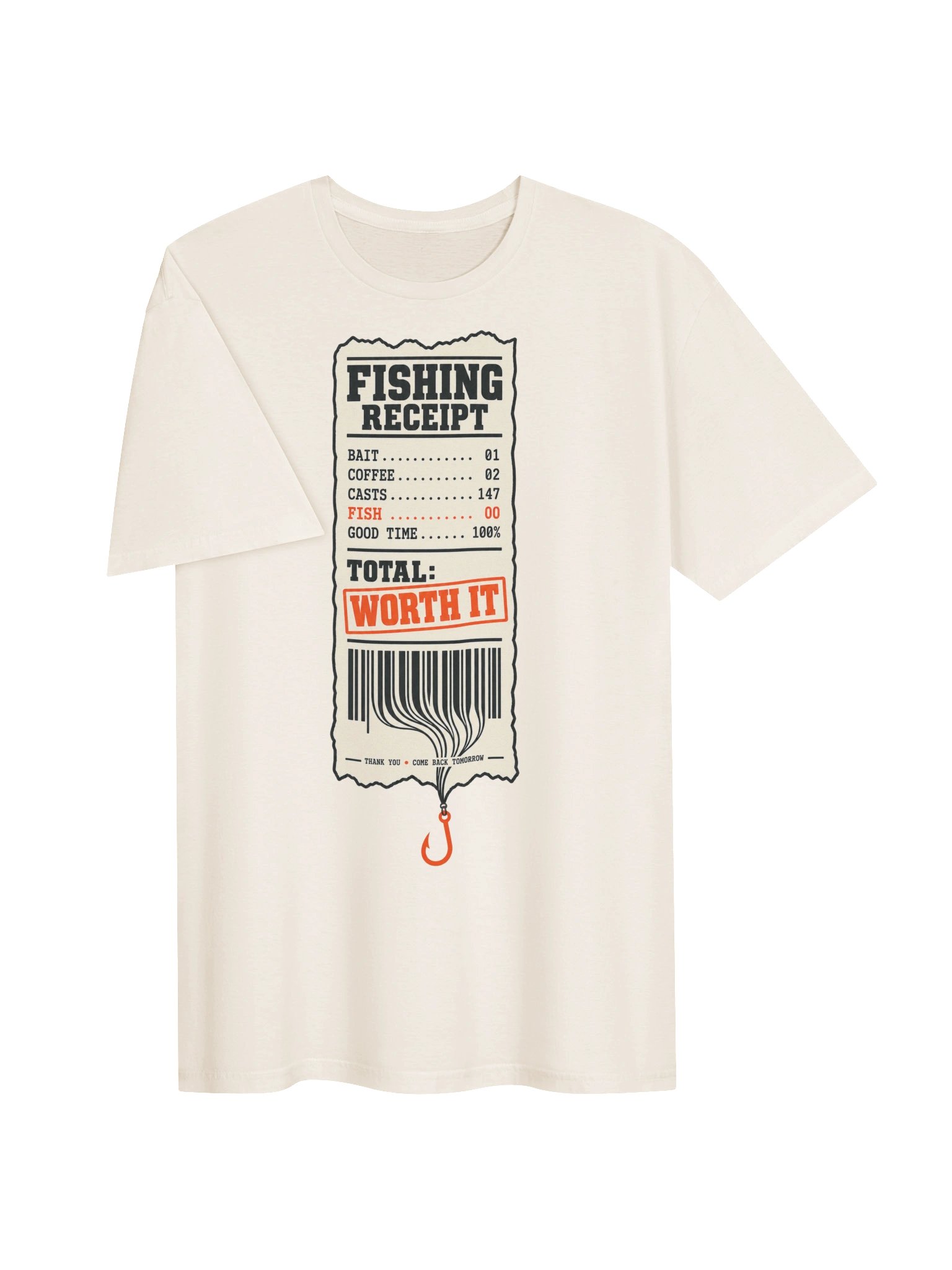 Fishing Receipt T-shirt product image (3)