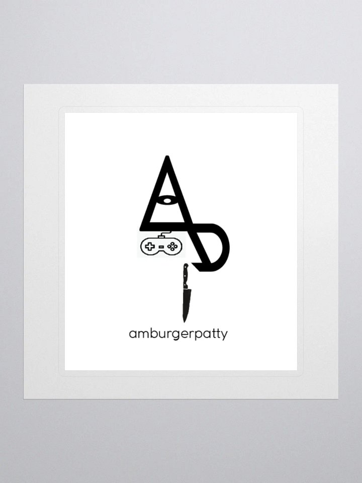 Amburgerpatty Word-play Sticker product image (1)