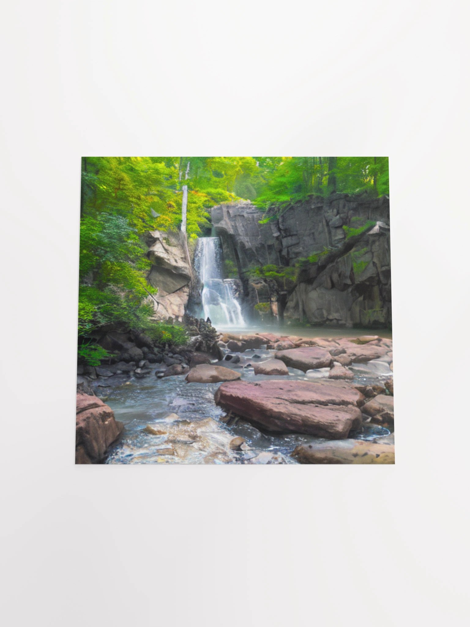 Tranquil Cascading Waters Poster product image (17)
