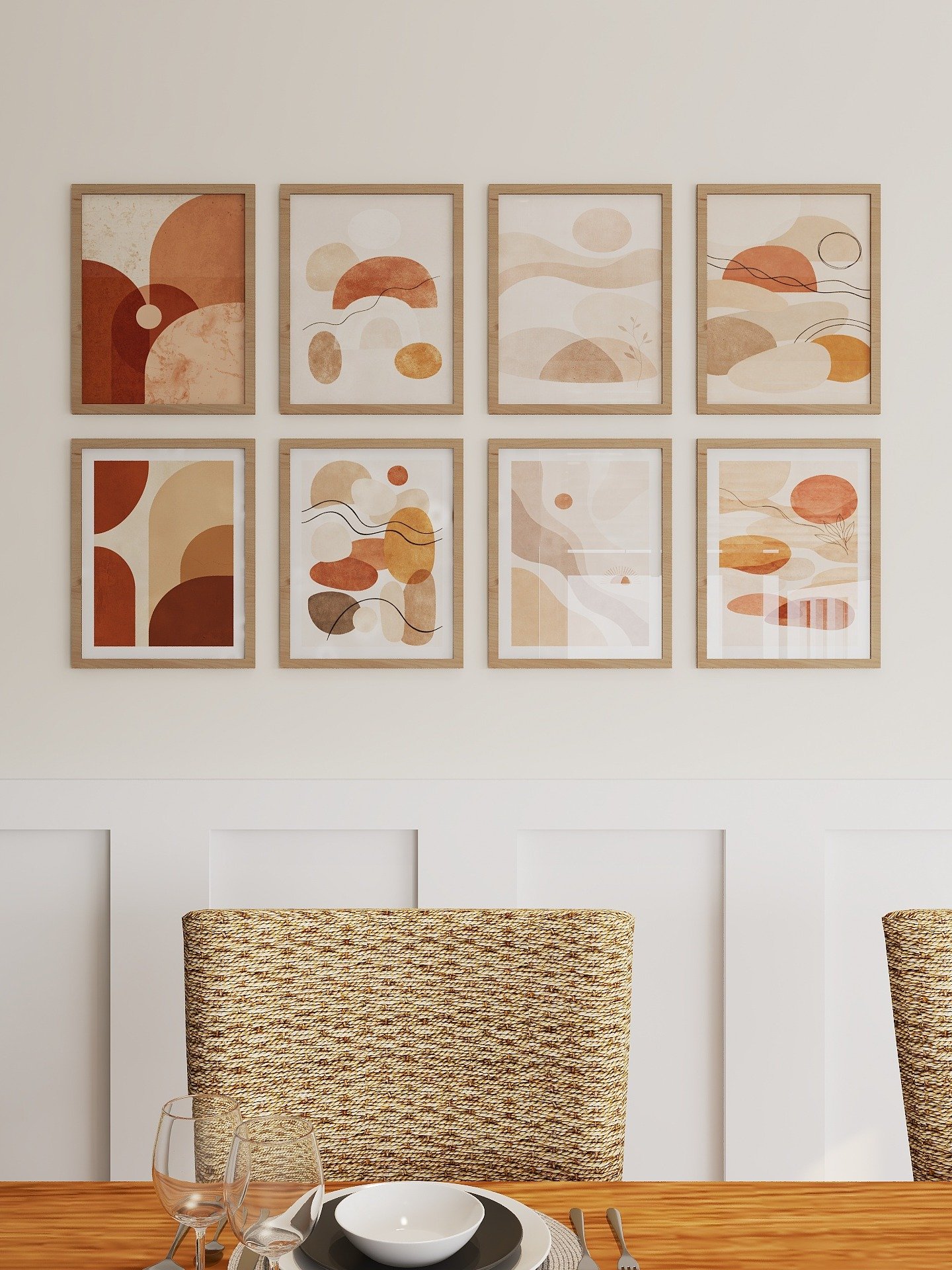 Boho Earthy Art Bundle - 12 Printable Art Pieces - 7 Sizes + Bonus Art product image (4)