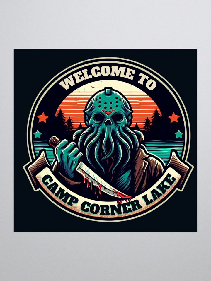 Welcome to Camp Corner Lake Sticker product image (1)