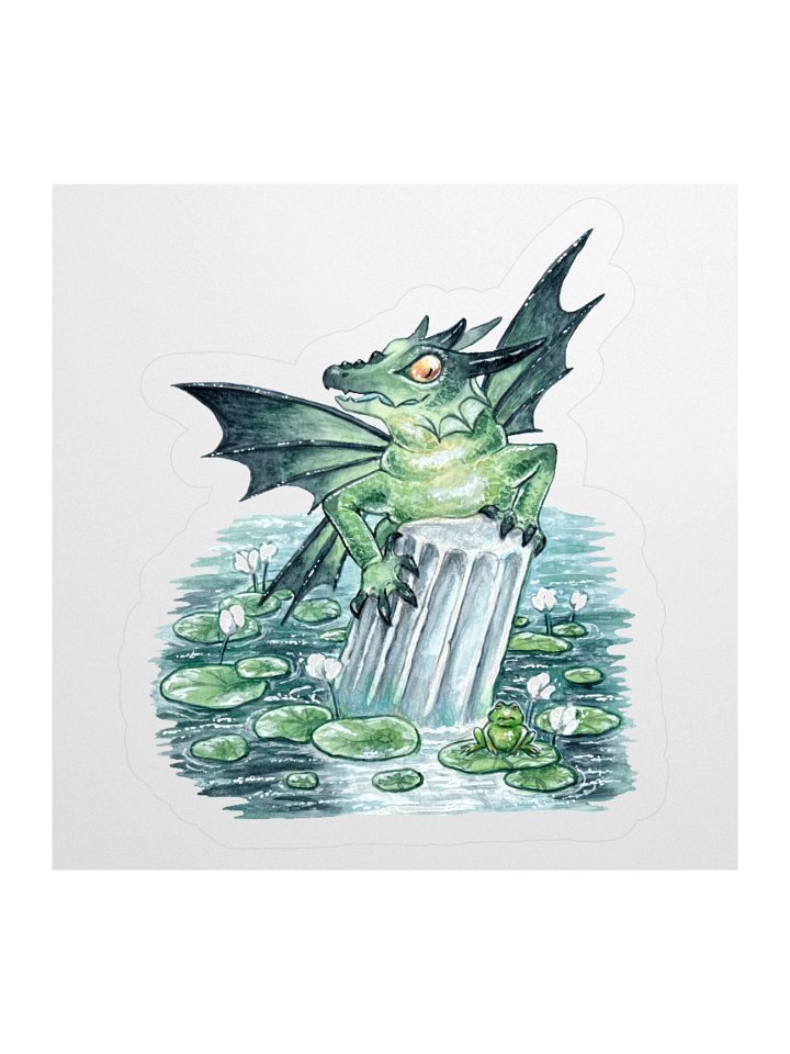 Ancient Dragon Pond Sticker product image (1)