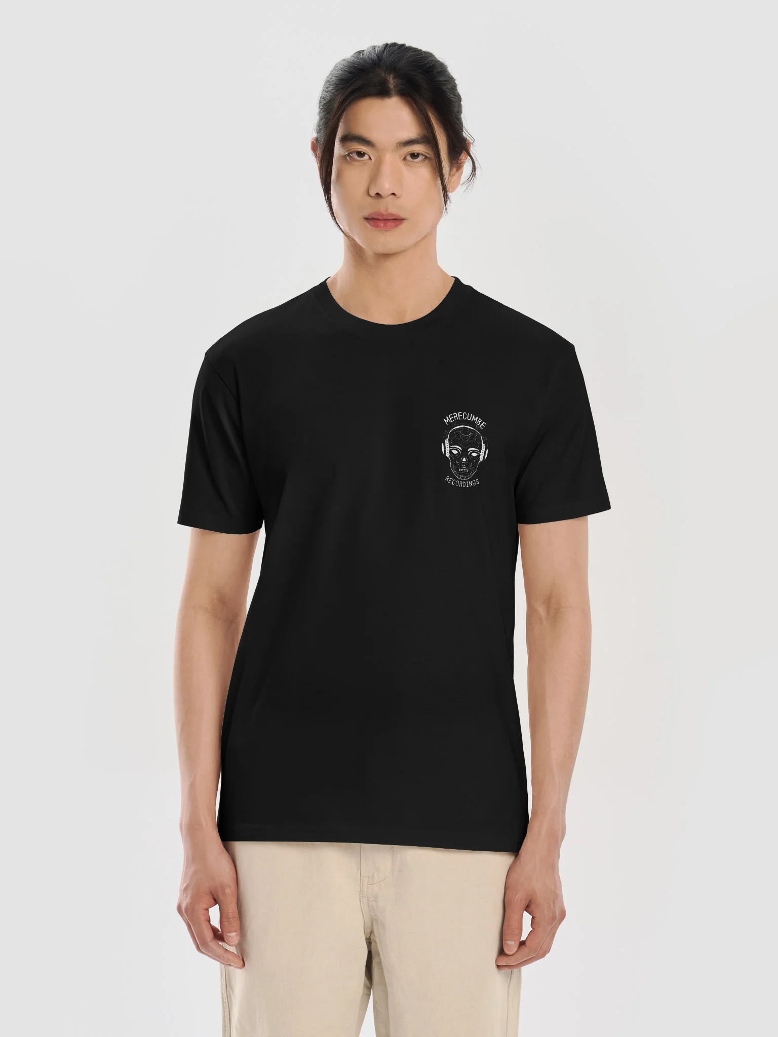 LABEL LOGO W/ I CAN MAKE YOU DANCE ON BACK ( (Men's Premium Short Sleeve Tee) product image (1)