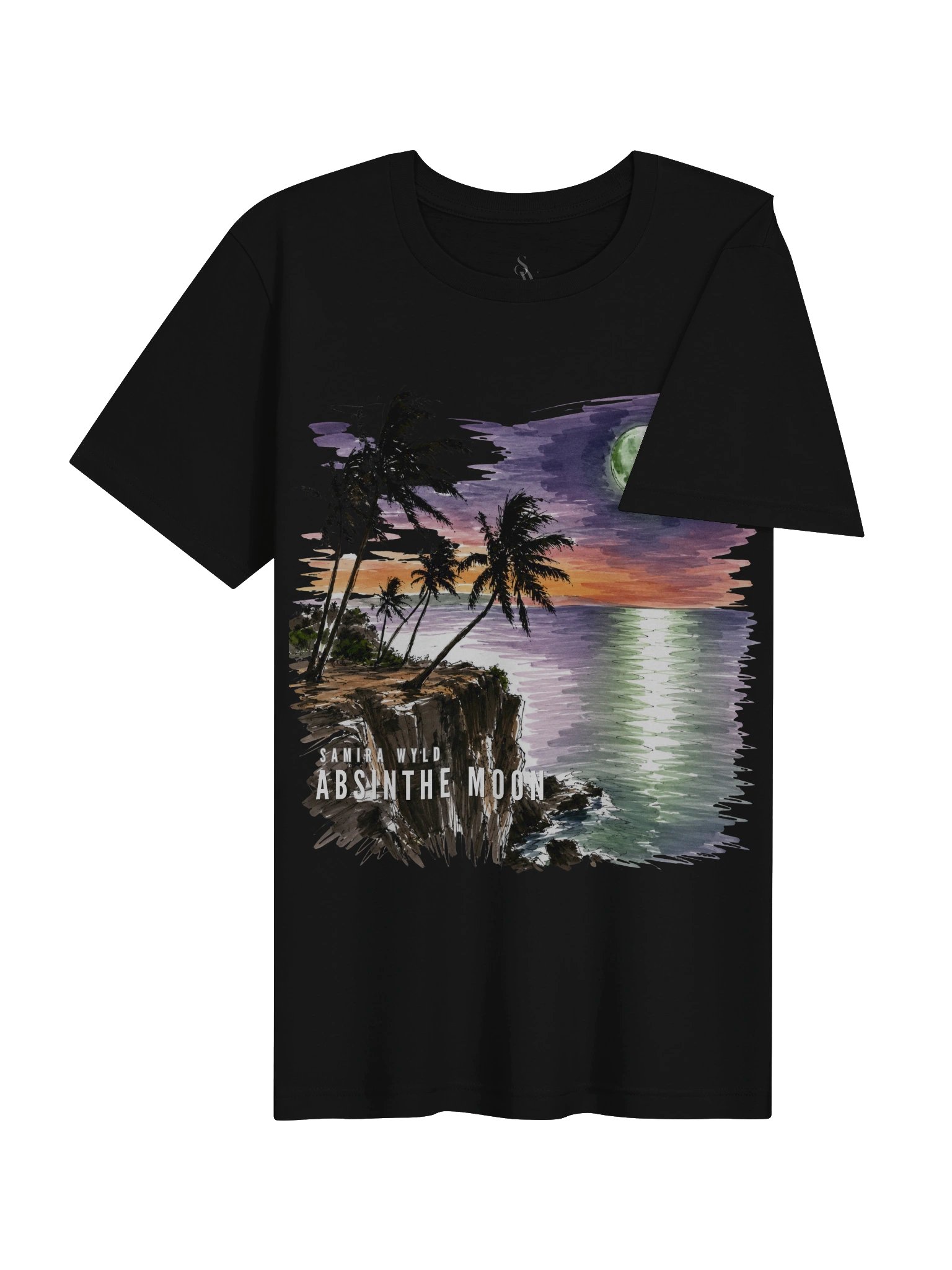 Absinthe Moon Sketch Edition Unisex T Shirt (Official Artist Merch) product image (7)