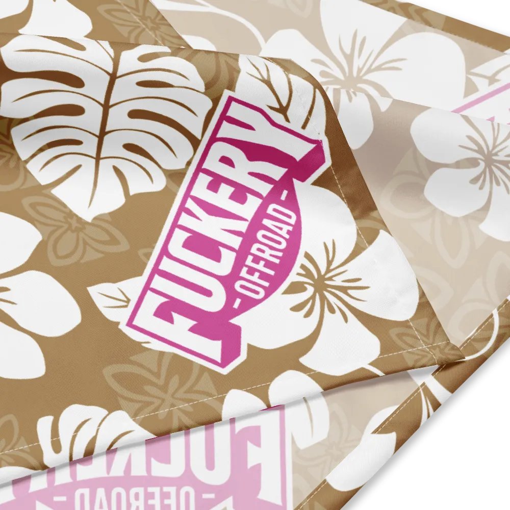 Fuckery Offroad Hawaiian Bandana - Tan product image (3)