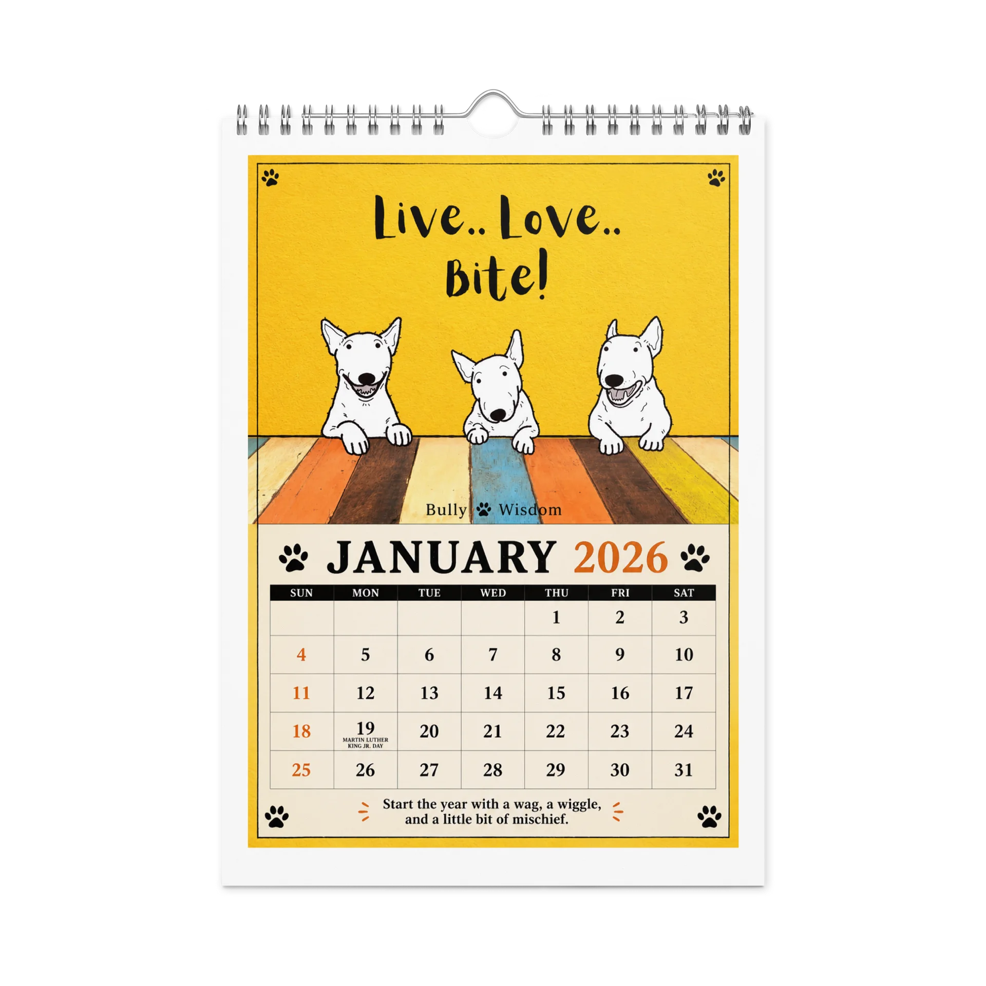 2026 Calendar by Bully Wisdom product image (6)