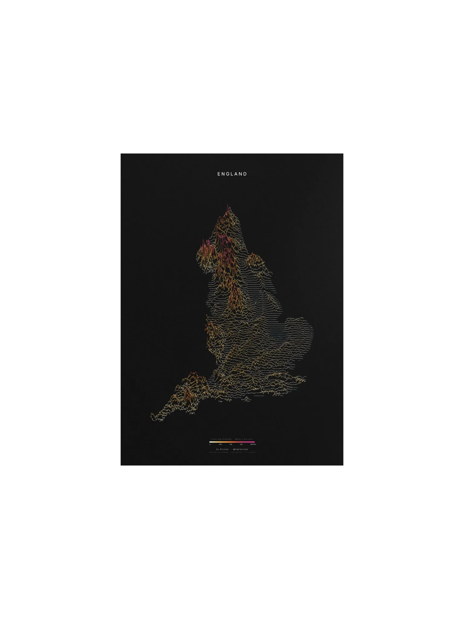 Ridgeline Poster - England product image (1)