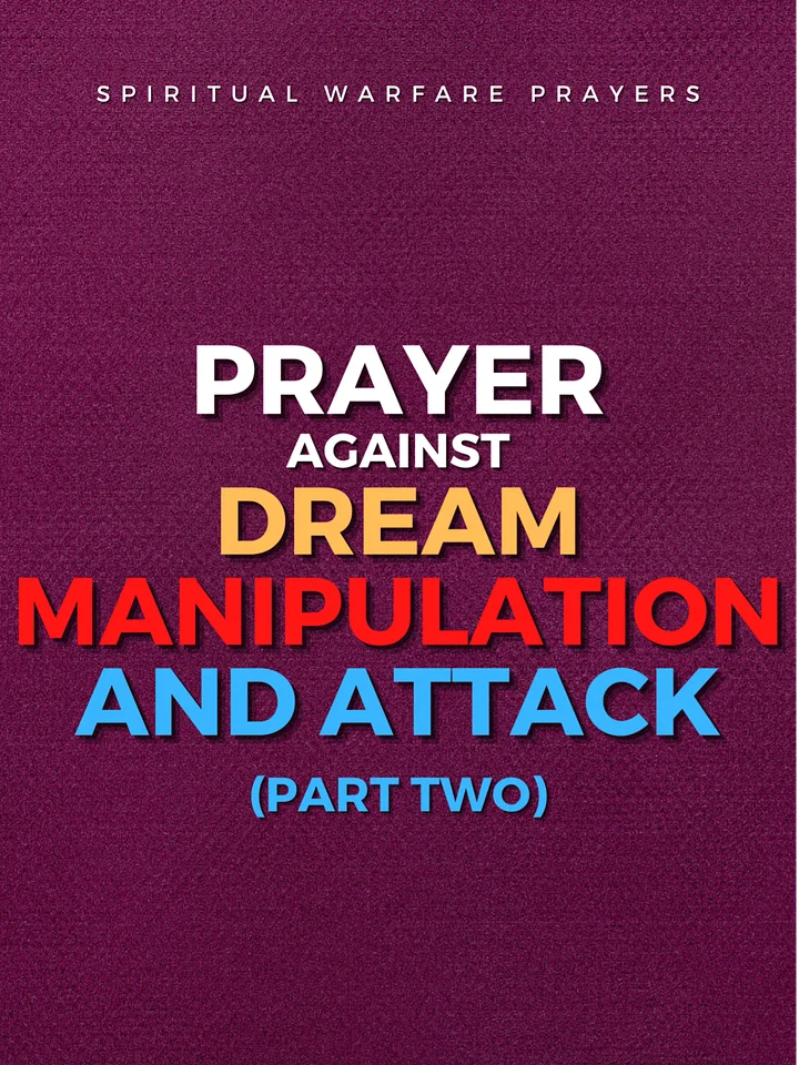 Prayer Against Dream Manipulation Part 2 product image (1)