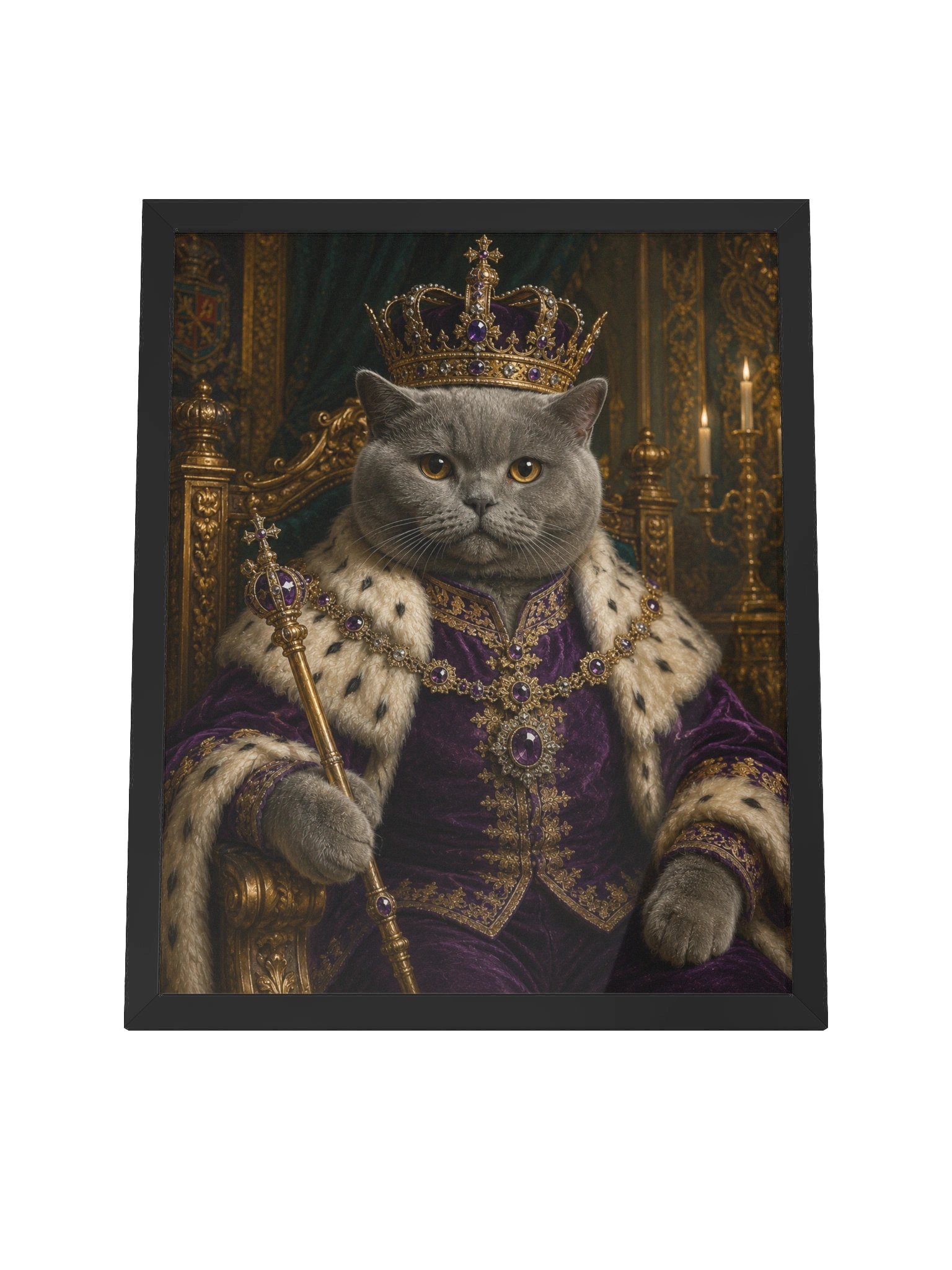 Royal Cat King Framed Poster product image (4)