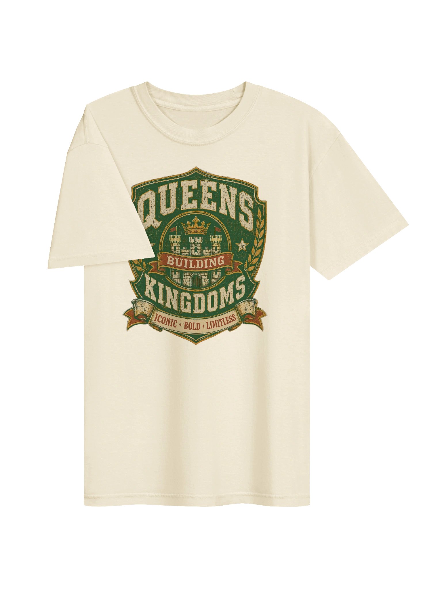 Queens Building Kingdoms Royal Crest Premium T-Shirt product image (20)