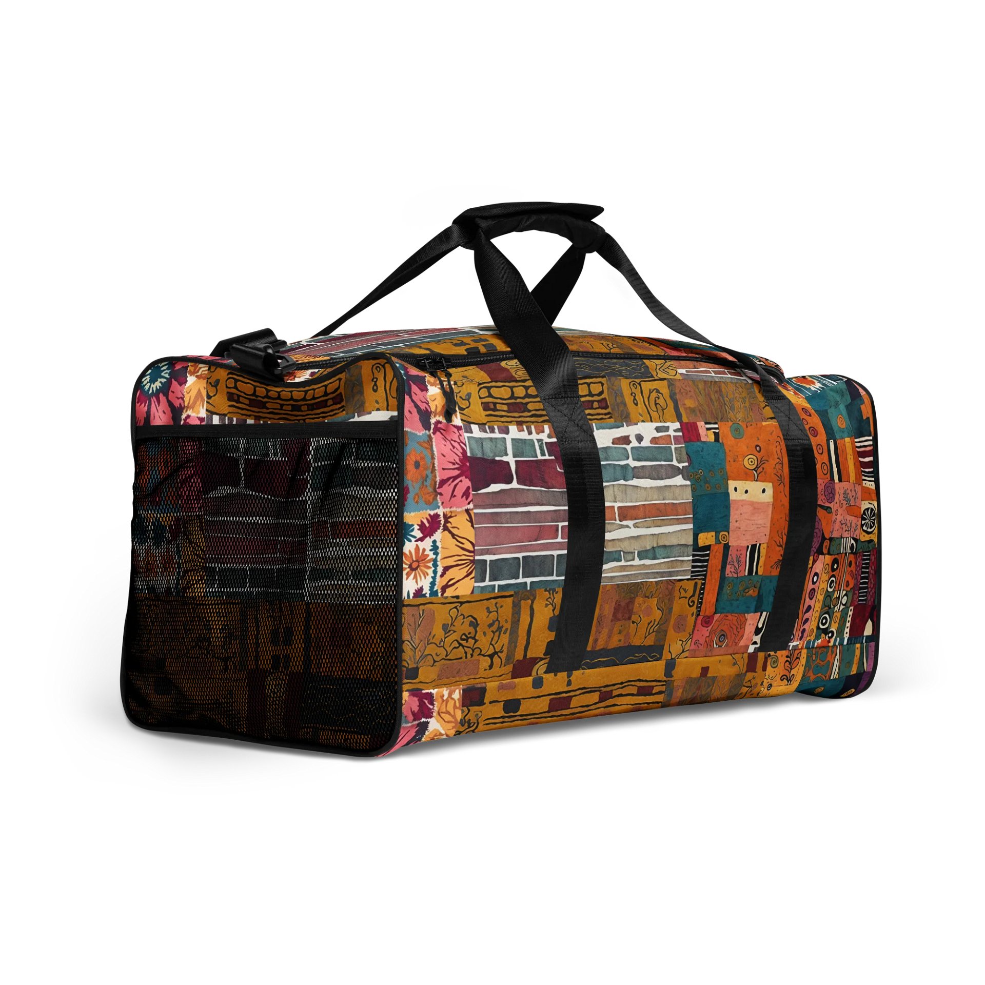 Eclectic Patchwork Paradise Duffle Bag product image (3)