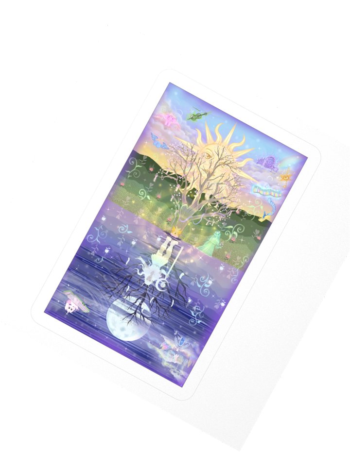 As Above, So Below – The Mirror Realm Sticker product image (5)