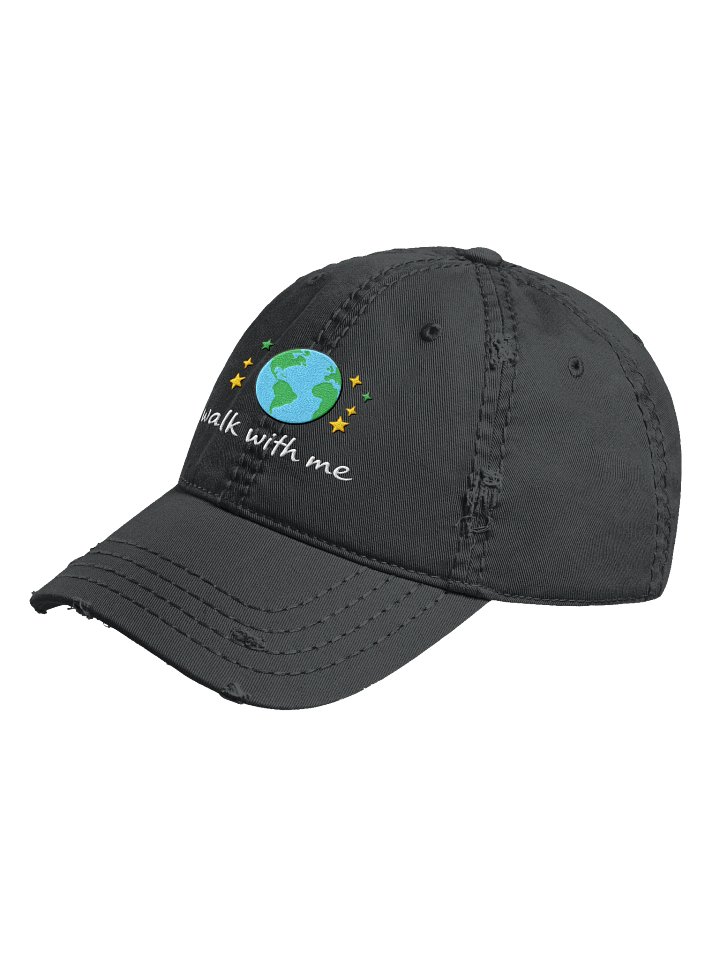 Starry Globe Distressed Dad Hat product image (3)