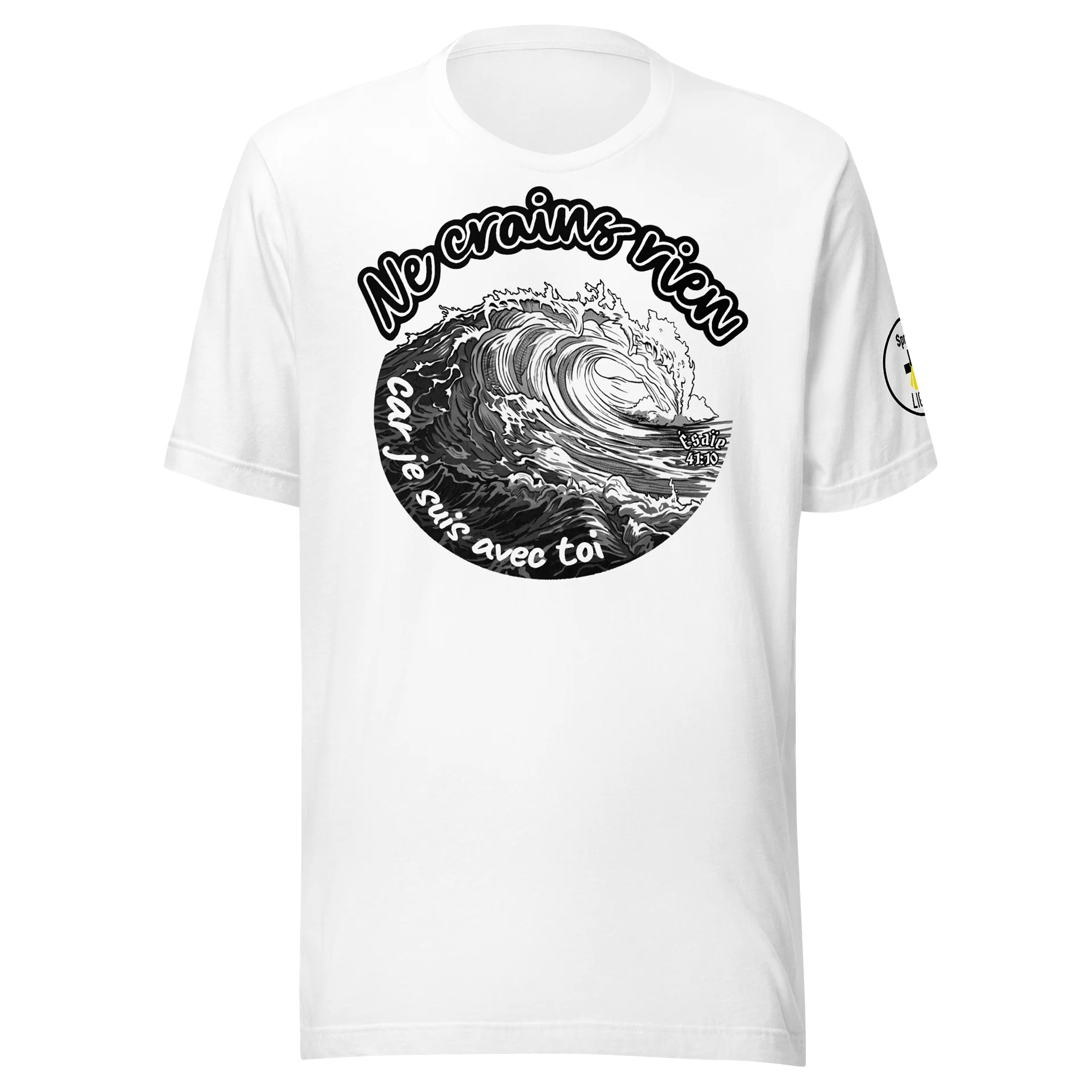 Tshirt Dieu est avec toi product image (1)