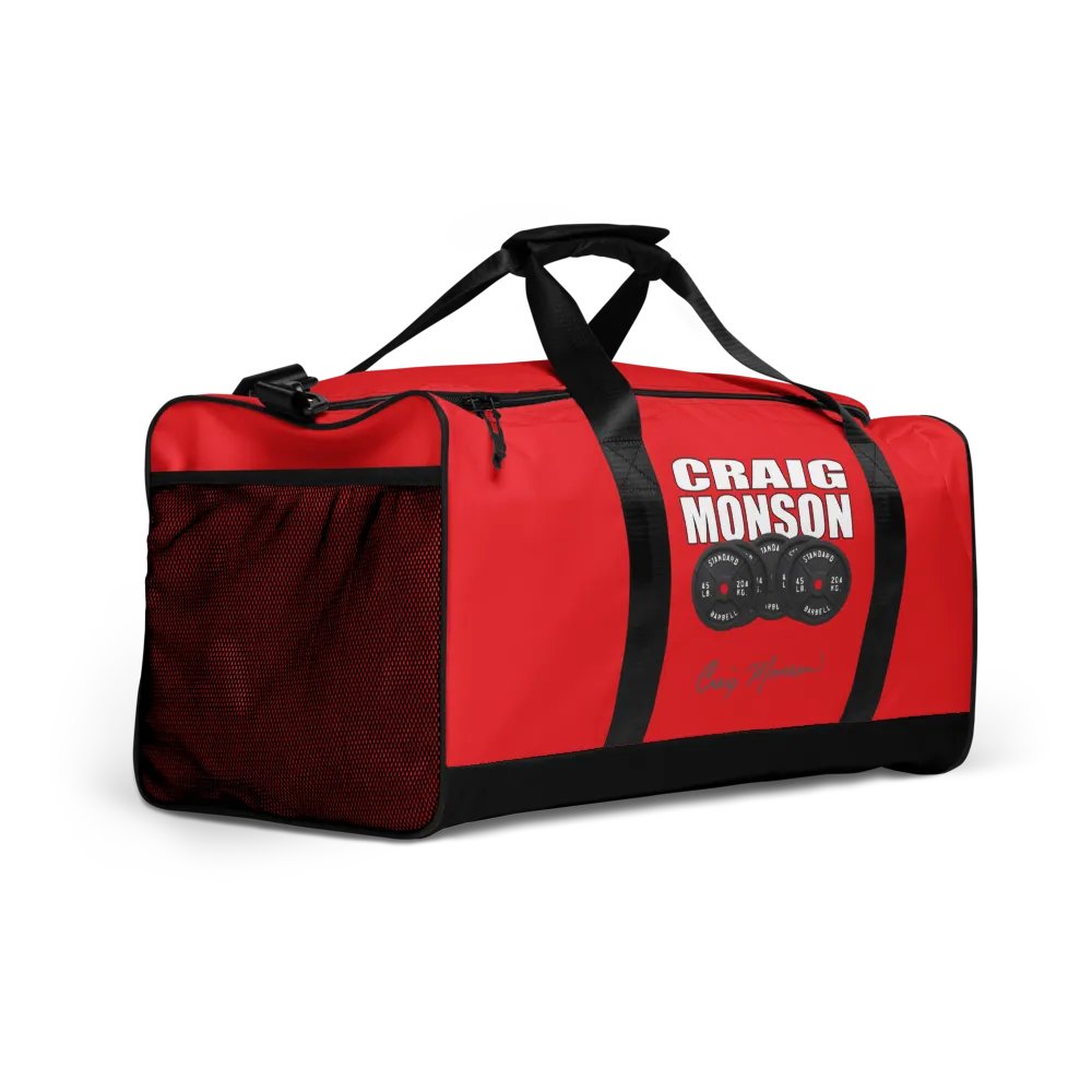 Craig Monson Barbell Signature Collection Red Gym Bag product image (2)