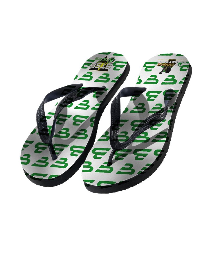 Galactic Green Flip-Flops product image (1)