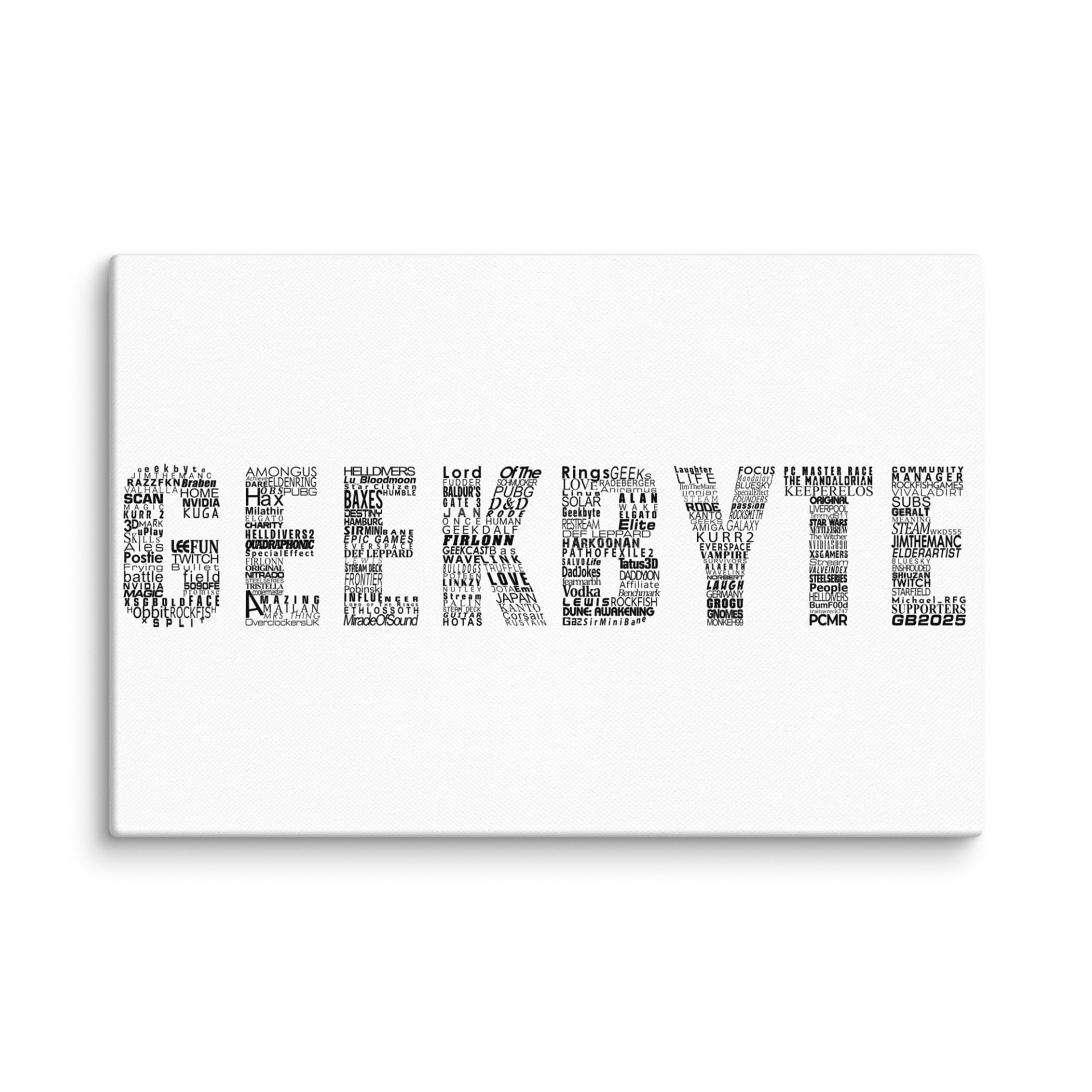Geekbyte Word Logo Canvas product image (18)