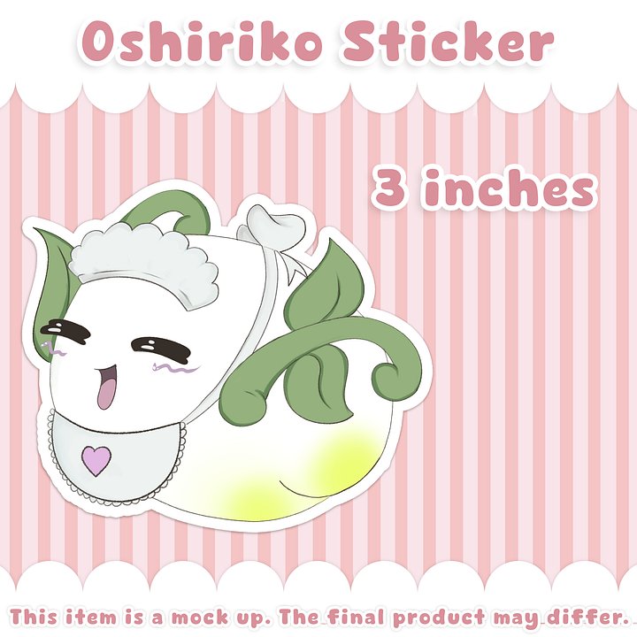 Oshiriko Maid Day Mascot Sticker [PREORDER] product image (1)