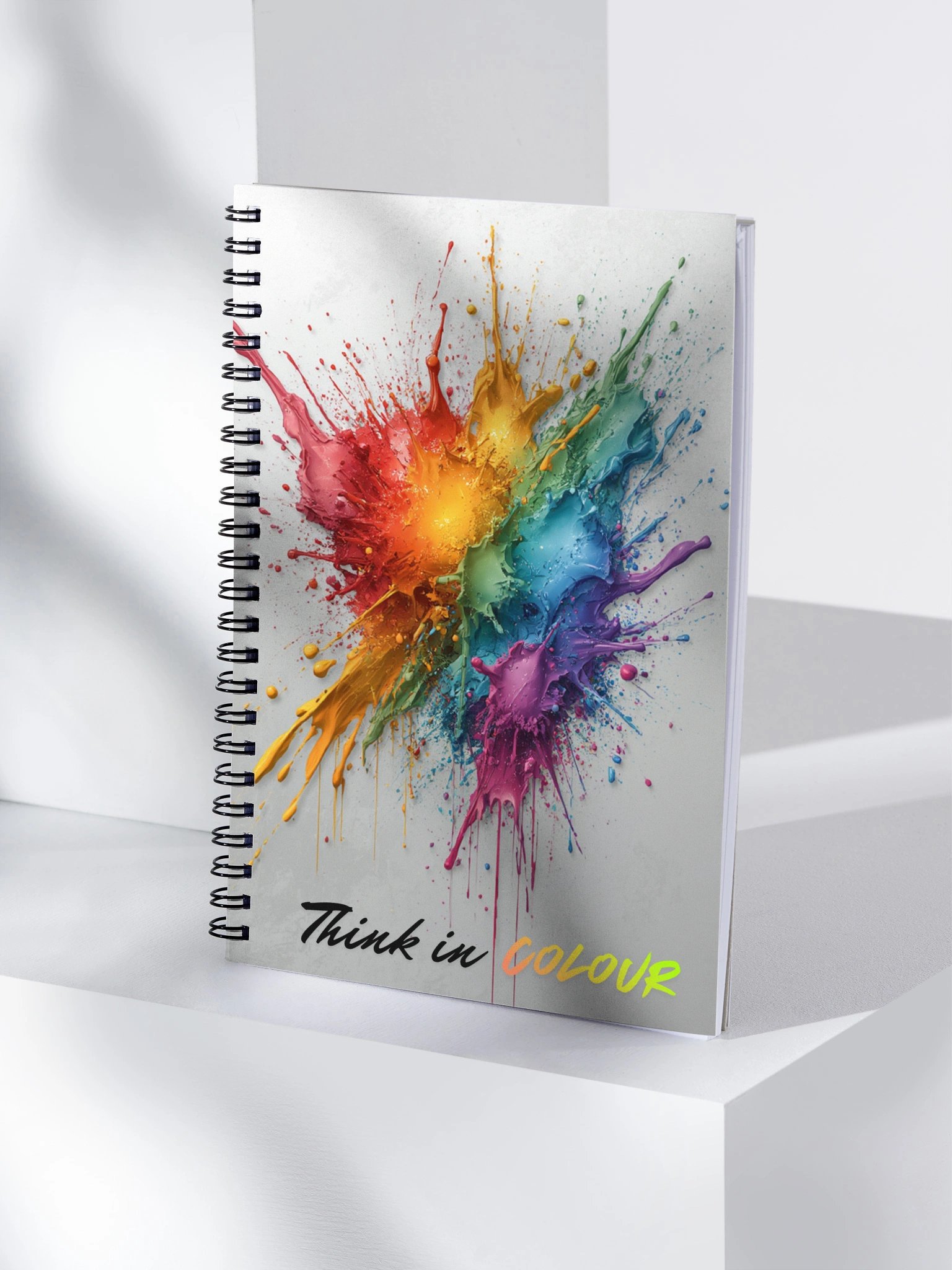 Colourful Thoughts Spiral Notebook product image (1)