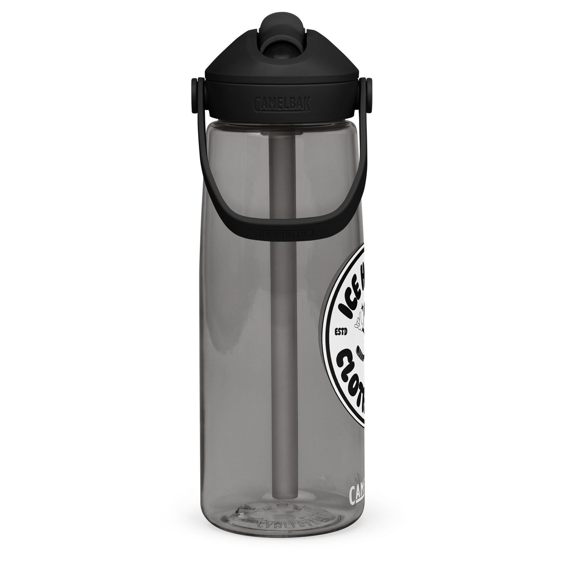 Ice Hockey Cartoon Logo Water Bottle product image (4)