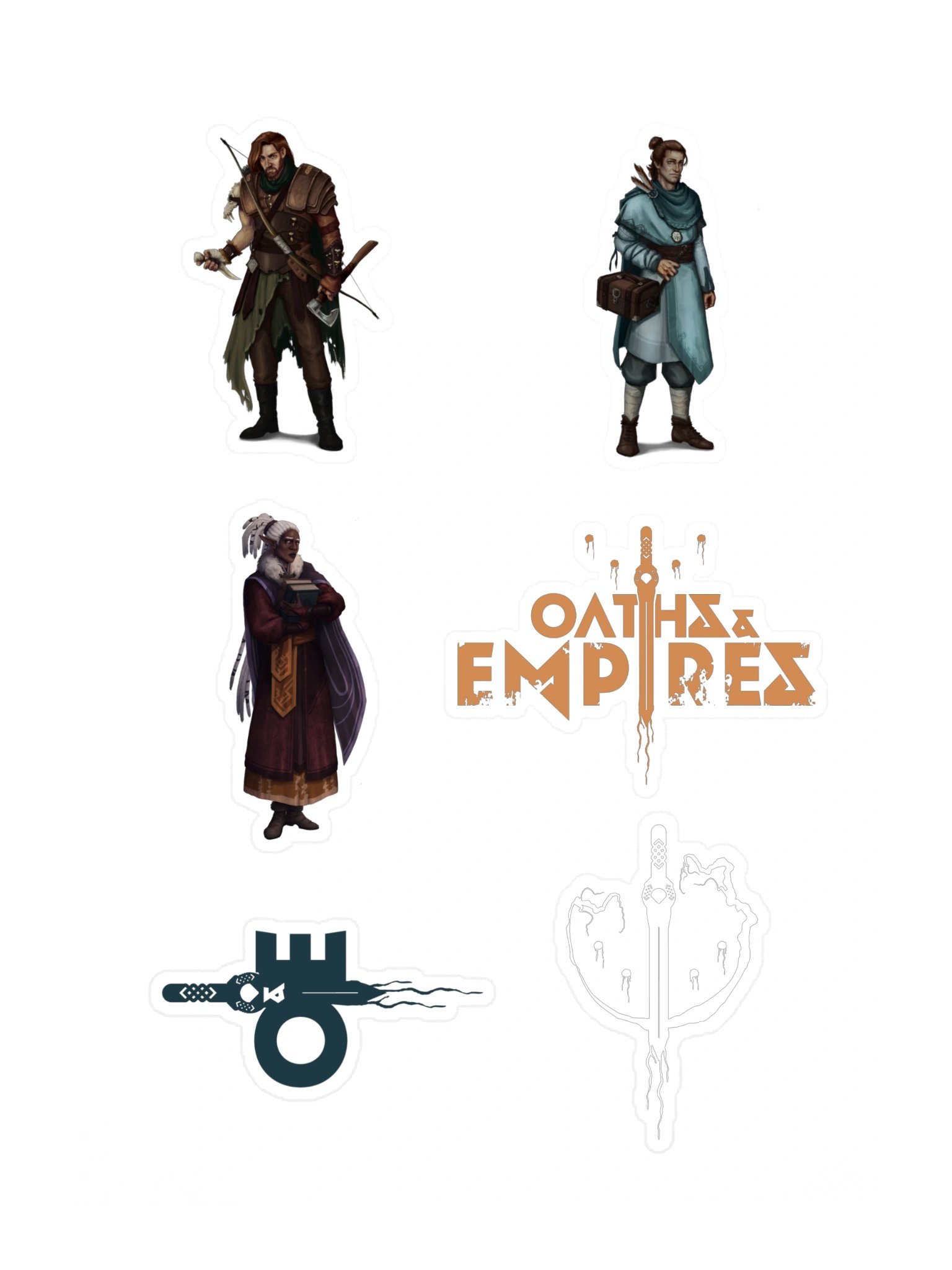 Oaths & Empires Sticker Sheet product image (3)
