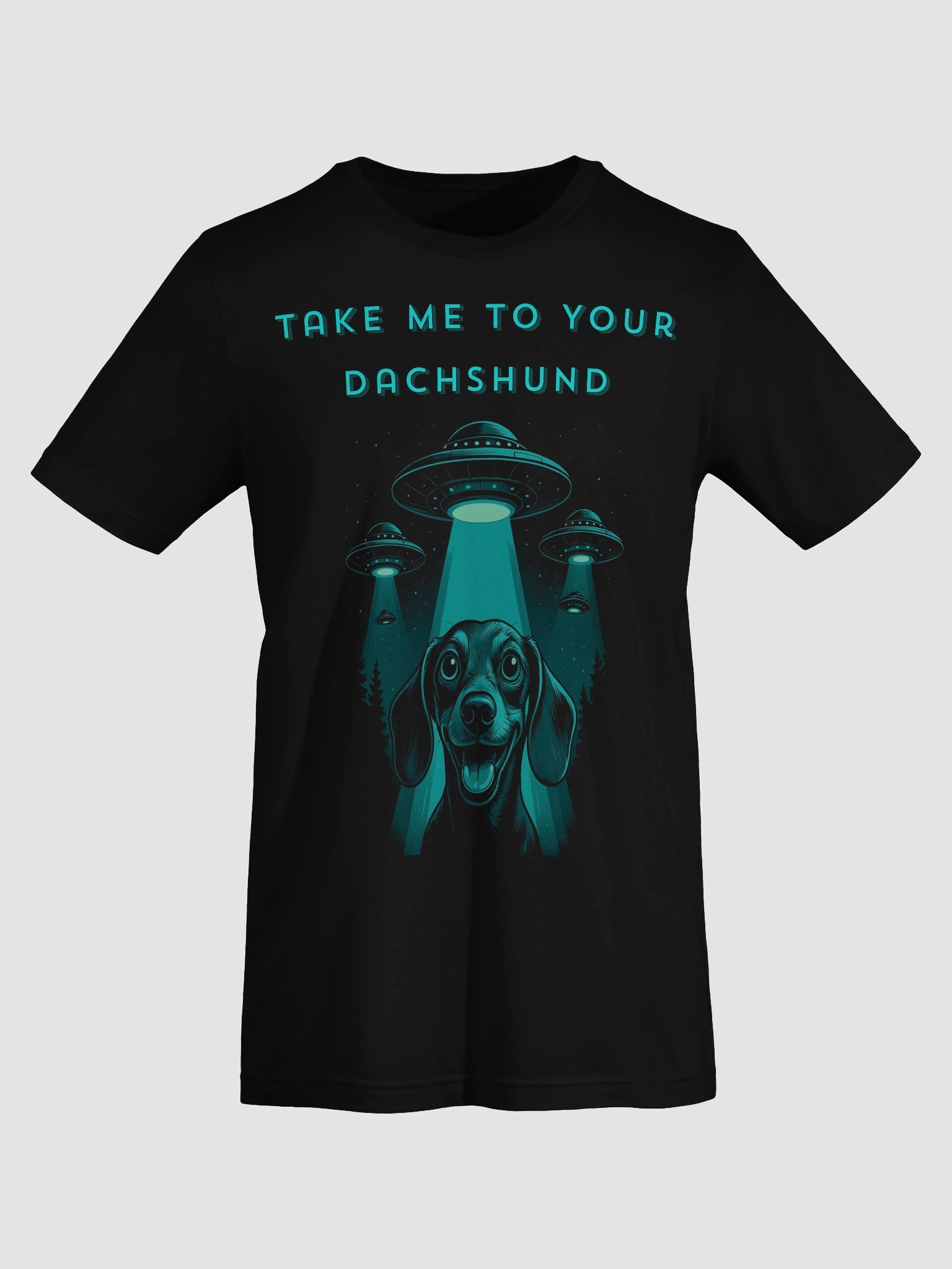 Take Me to Your Dachshund – Alien Abduction T-Shirt for Dog Lovers product image (7)