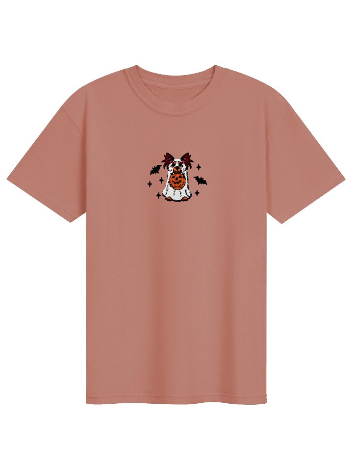 Halloween Longhaired Chihuahua(Chocolate & Tan) Embroidered T-Shirt product image (25)