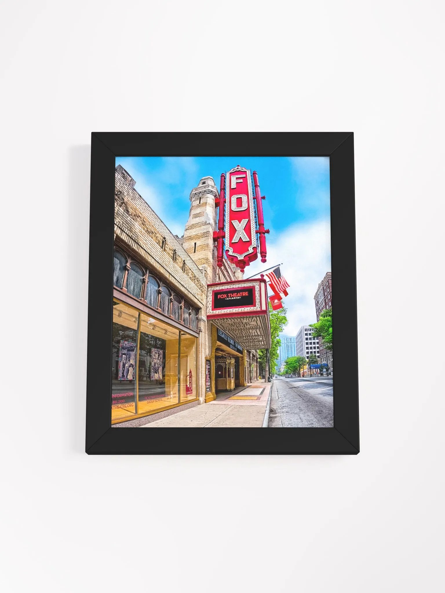 Fabulous Fox Theatre On Peachtree Street - Studio Framed Print product image (1)