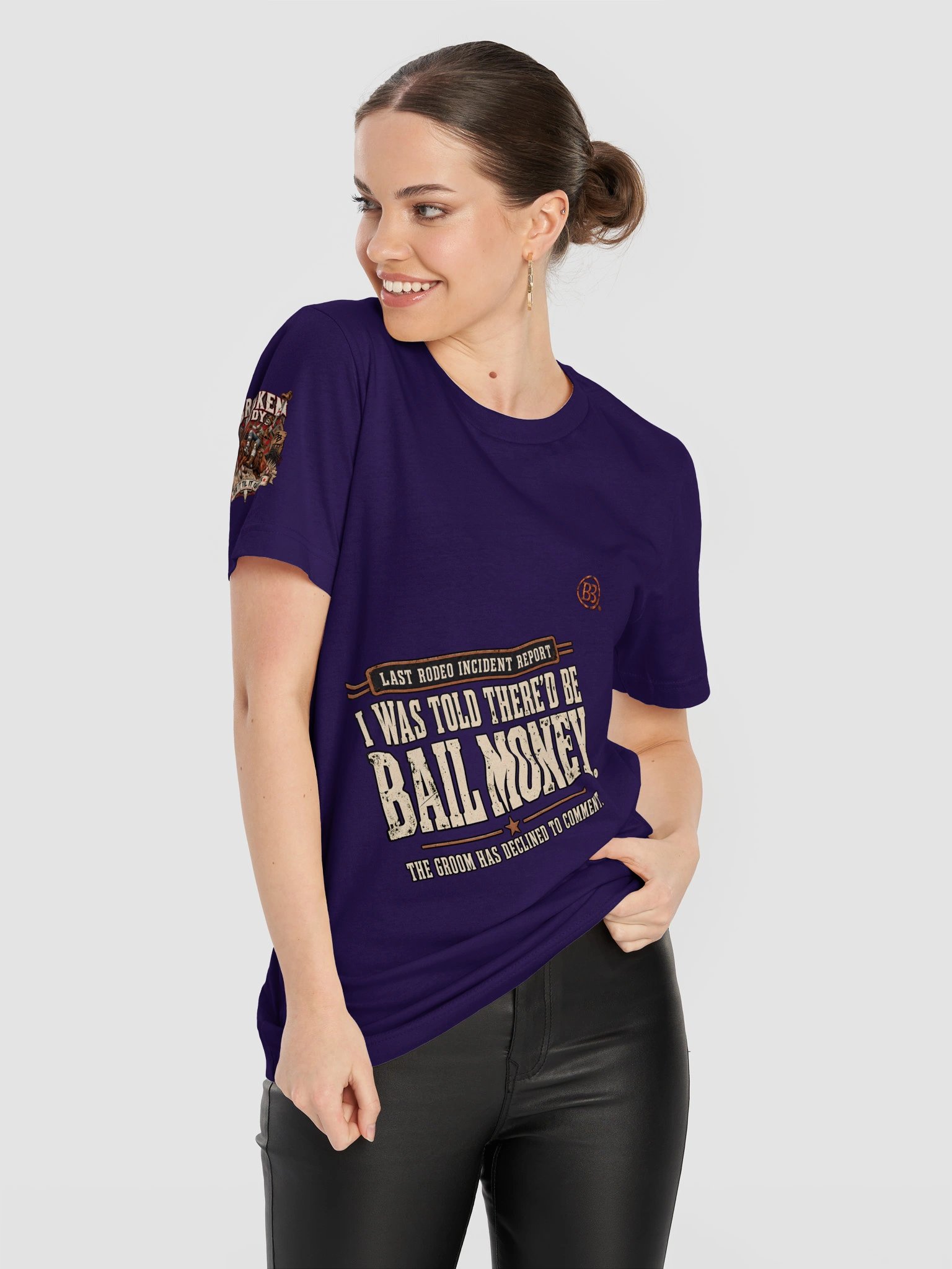 Funny Bachelorette Party Shirt — I Was Told There’d Be Bail Money | Bachet™ Broken Marriage™ product image (12)
