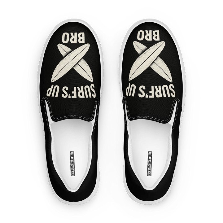 Surfs Up Bro Canvas Women's Slip-On Canvas product image (1)
