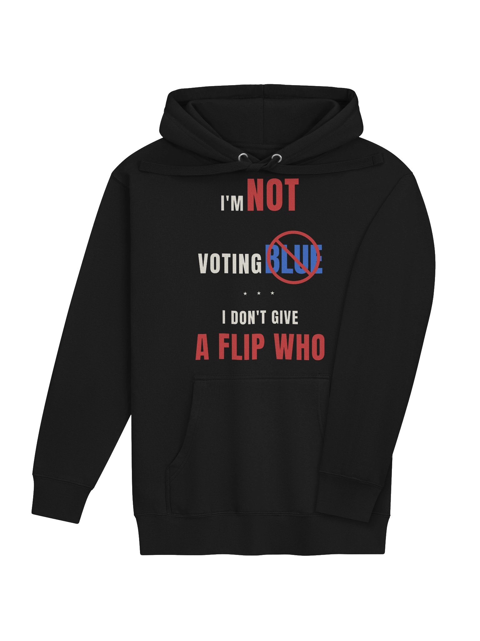 The Not Voting Blue Hoodie product image (3)