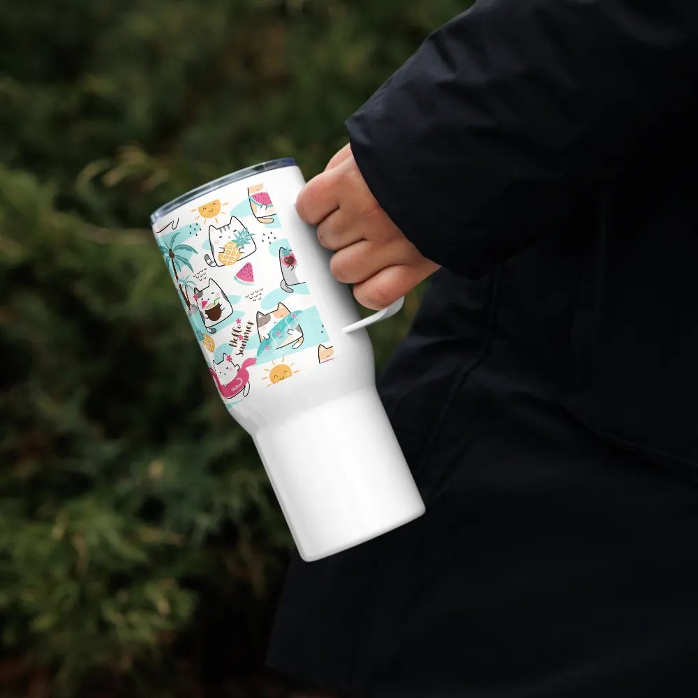 Hello Summer 20oz Stainless Steel Tumbler product image (10)