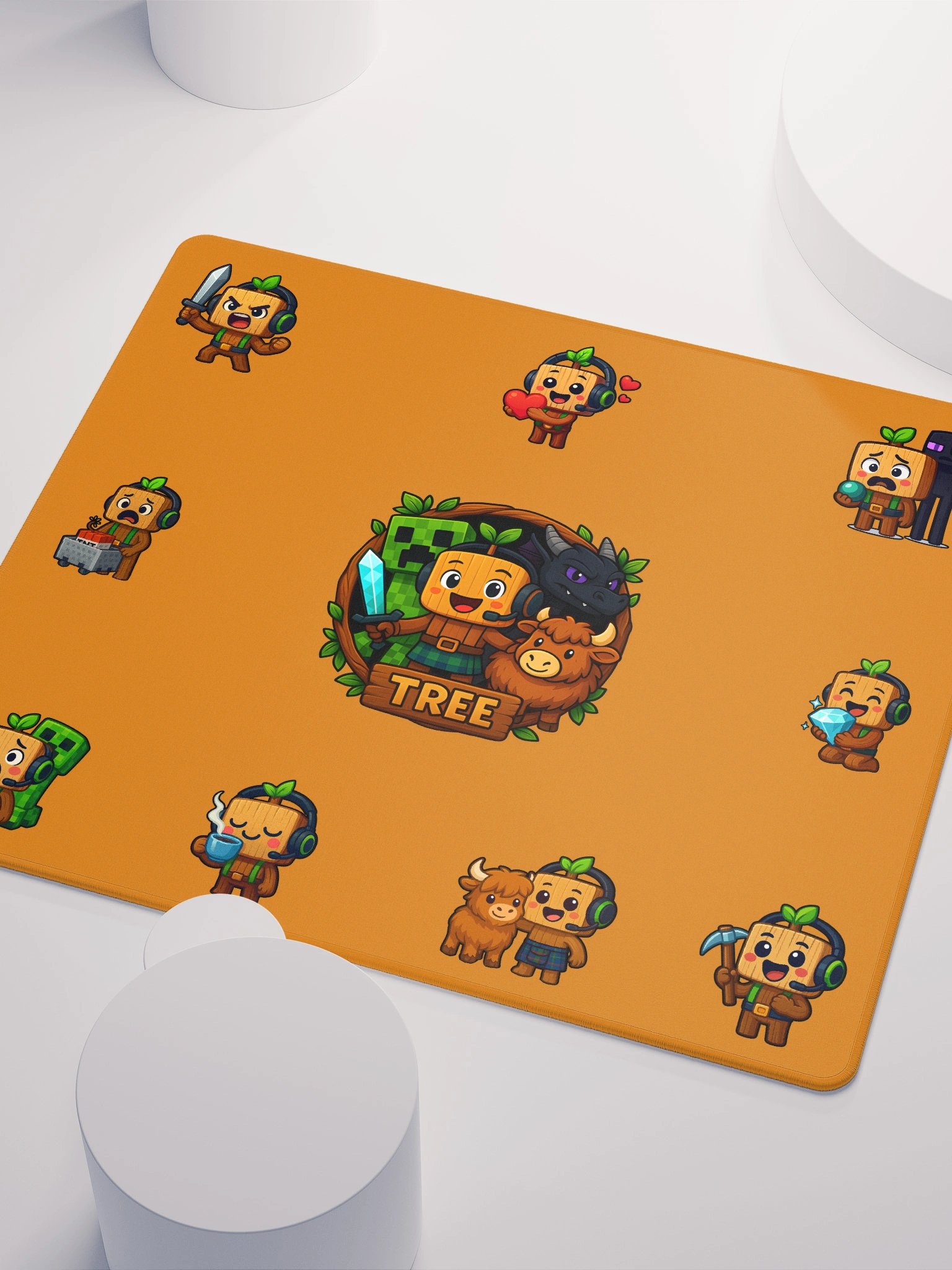 Tree Mouse Mat Orange product image (3)