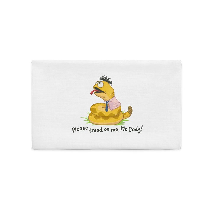 Warmbo "Please Tread On Me" Pillowcase product image (1)