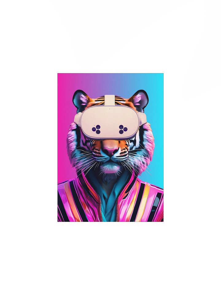Tiger Meta Quest 3s - Matte Poster product image (1)