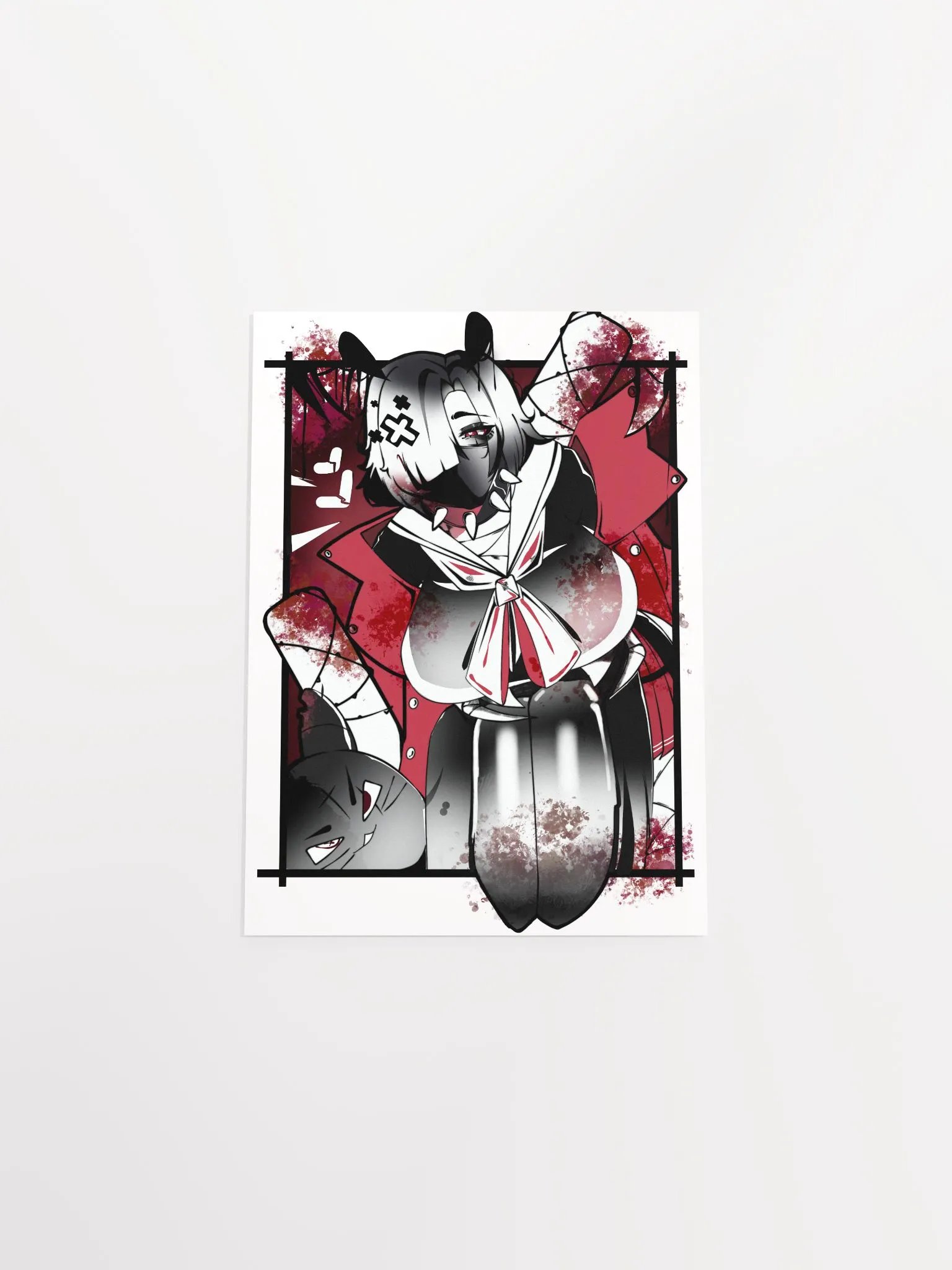 Hoshi B&W with red poster product image (4)