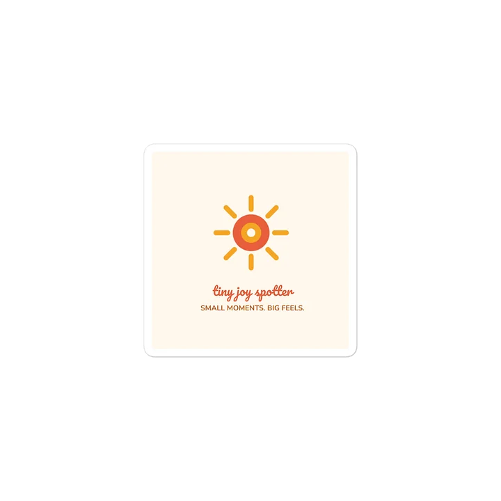 Tiny Joy Spotter Sticker product image (2)