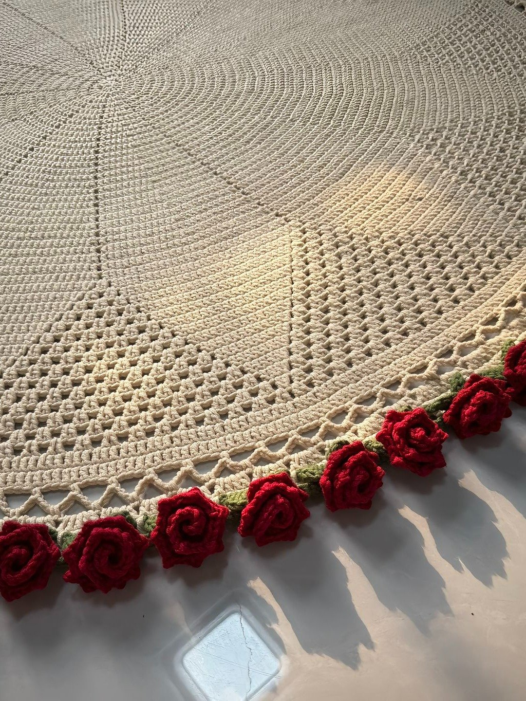 Crochet Rose Flower Blanket Pattern PDF 🌹 product image (2)