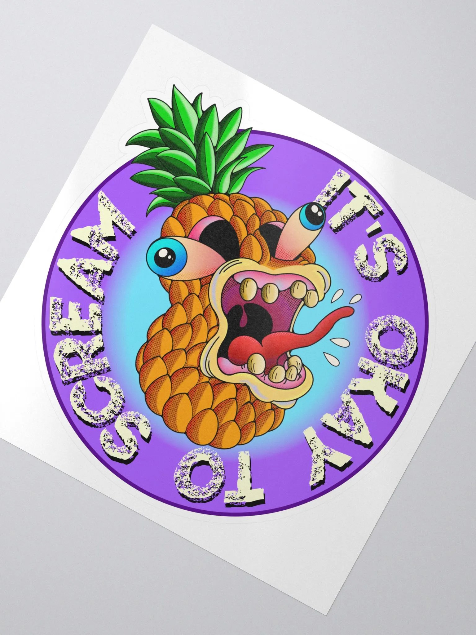 Please Scream: Kiss Cut Sticker product image (2)