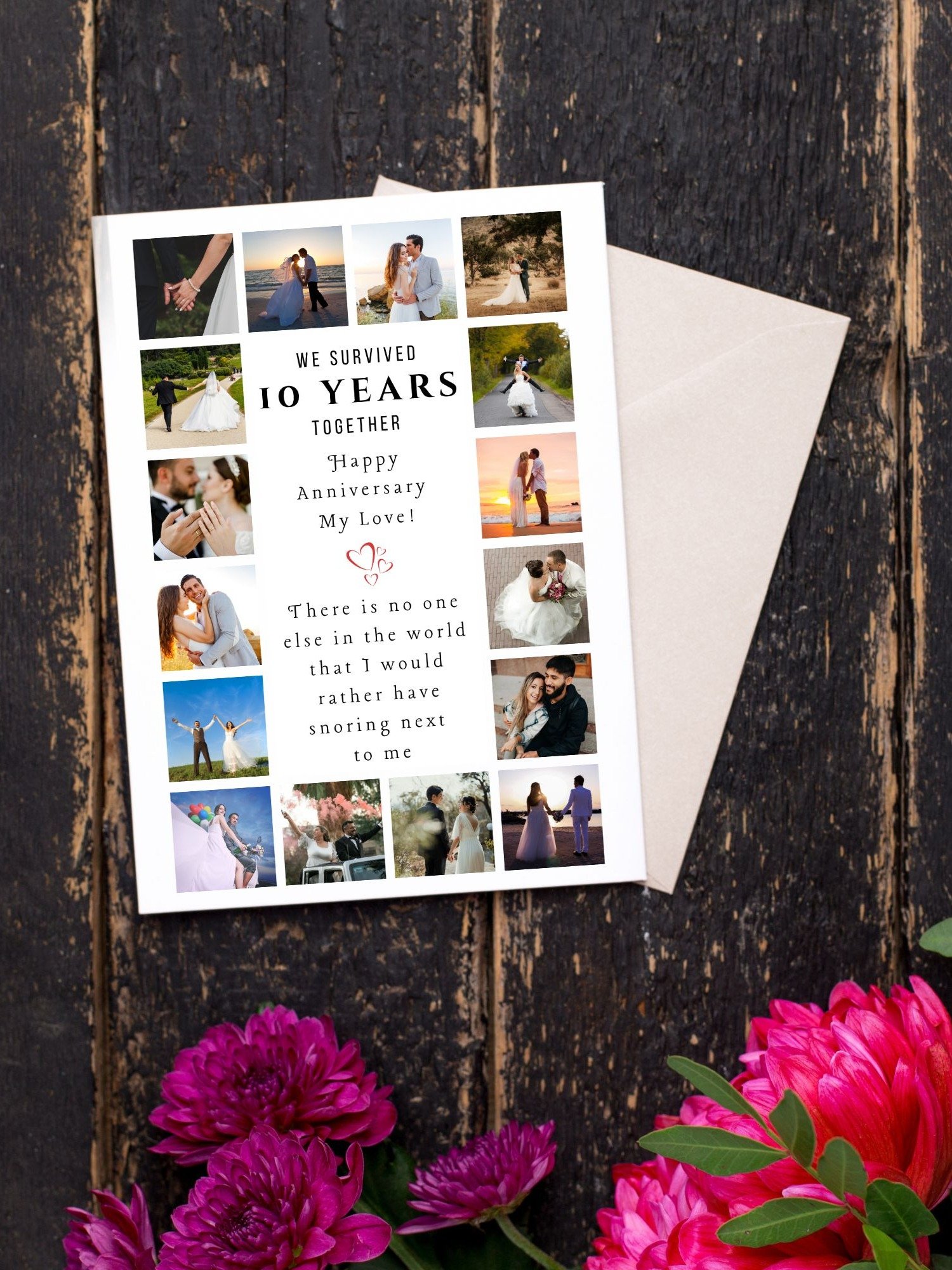 Funny Anniversary Photo Card Template product image (3)